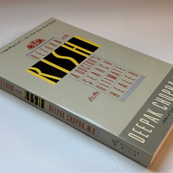 🟢 Return of the Rishi by Deepak Chopra | Spirituality, Health | Paperback Book - Picture 3 of 7